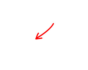 hand drawn arrow. arrow in red , arrow in black. bold writing . school work. marker writing. left to right. right to left. top to bottom, bottom to top, horizontal line. vertical line, bend arrow