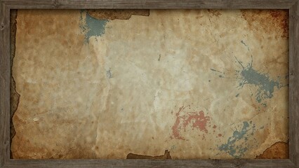 Retro torn and distressed paper background with a rough, worn surface