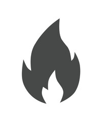 fire icon vector with trendy design