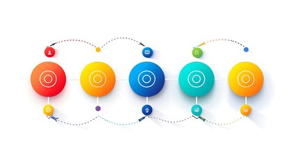 colorful balloons on white background