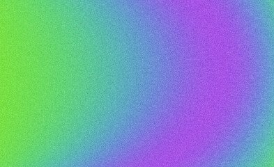 Smooth grainy gradient background with purple and green glow, abstract wave flow and noise texture design
