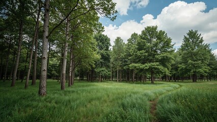 Stunning woodland scenery