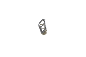 Naklejka premium Ring pull can opener isolated on white background