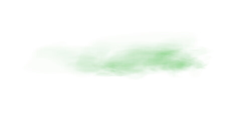 Soft Green Smoke Trail. Realistic Misty Effect for Atmospheric Design, Visual Overlays, or Abstract Digital Art Projects