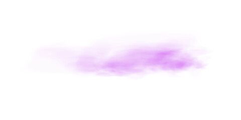 Soft Purple Smoke Trail. Realistic Misty Effect for Atmospheric Design, Visual Overlays, or Abstract Digital Art Projects