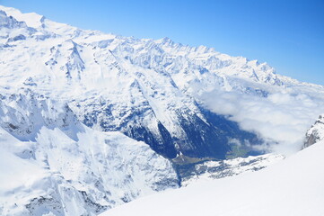 Obraz premium snow covered mountains