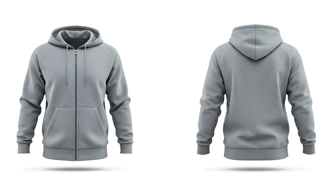 A versatile grey full-zip hoodie perfect for everyday wear and comfortable layering. Ideal for casual outings sports or relaxation this essential garment offers warmth and style for any season.
