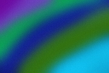 Blue purple green glowing gradient background with grainy noise texture and abstract smooth wave light banner design