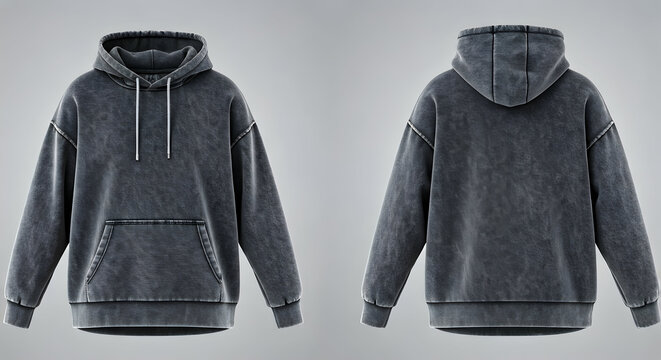 This trendy oversized charcoal washed hoodie offers ultimate comfort and a distinctive distressed look. Perfect for casual outfits streetwear or relaxing at home.