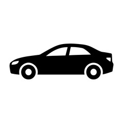 car icon vector illustration isolated on white