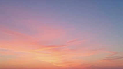 Sunset Glow and Vanilla Twilight Scene