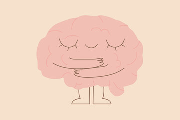  Self-Care and Mental Health Awareness Brain