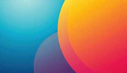 A close up of a colorful background with a curved shape.