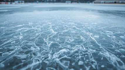 Texture patterns on the ice skating surface