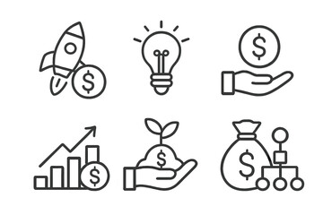Visual representation of finance, investment, and growth concepts within a corporate environment