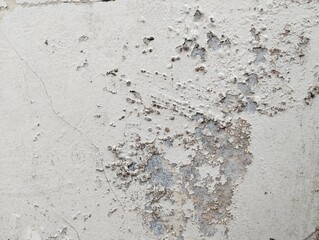Abstrak grunge old white wall weathered with peeling paint texture background	