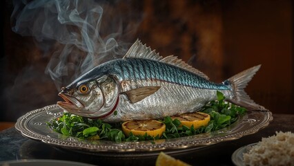 Savor the taste of freshly grilled Pacific mackerel. A classic Indonesian culinary specialty.