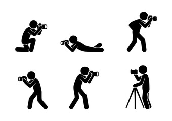 Minimal Stick Figure Camera Poses