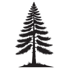 tree silhouette vector