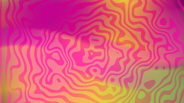 Abstract swirling pink and yellow pattern suitable for backgrounds, branding designs, textiles, and colorful artistic projects. Vibrant and eyecatching.