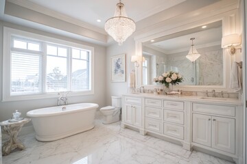 Luxurious modern bathroom