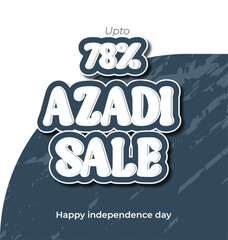 Azadi Sale Independence Day, green and white Pakistan day 