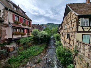small village of Kaysersberg in the Alsace region, France