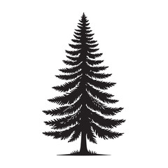 Fototapeta premium tree silhouette vector