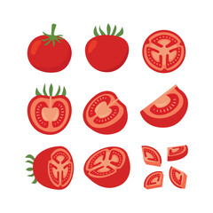 set of tomato icons