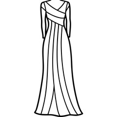 black and white dress