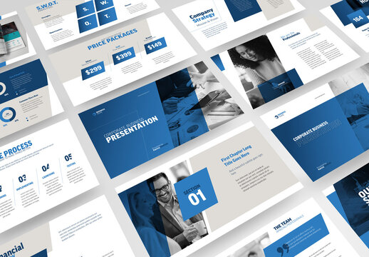 Business Presentation Slide Deck  Template