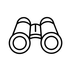 binoculars isolated on white