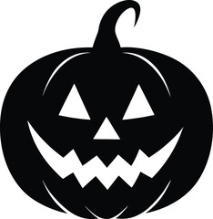 halloween pumpkin on white background