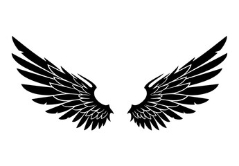 Fototapeta premium Eagle Bird or Angel Wings