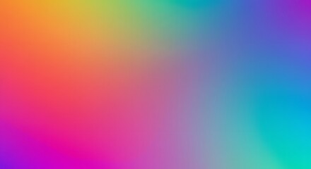 Gradient background with orange pink purple blue and green hues blending smoothly