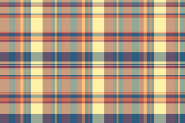 Retro plaid pattern with warm, earthy tones. Versatile background for designs, textiles, or creative projects evoking a vintage aesthetic.