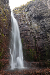 Njupeskär - Majestätischer Wasserfall im Nationalpark Fulufjället Schweden