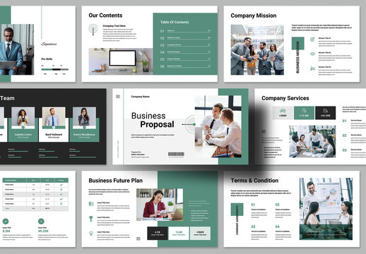 Business Proposal Presentation Layout