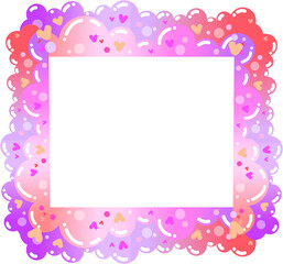 pink flower frame