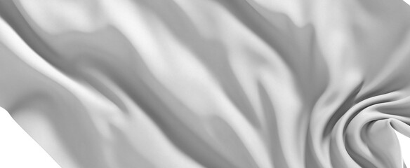 Obraz premium High-resolution image of a white fabric with an abstract texture. Perfect for backgrounds or design projects.