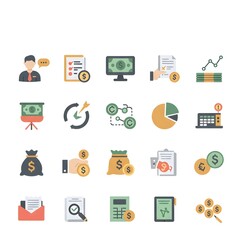 Financial and Business Icon Set