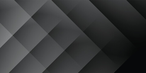 Fototapeta premium minimalist black abstract background. Elegant dark diagonal shape elements. Modern luxury grey gradient graphic design art. vector
