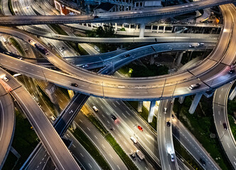 Spaghetti junction in Petaling Jaya near Kuala Lumpur, Malaysia