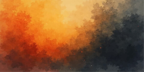 Abstract fiery grunge texture background with a hot vintage smoke cloud design