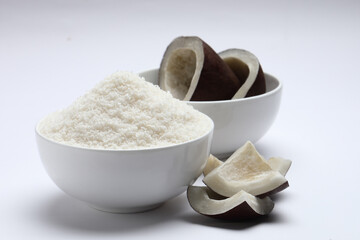 Dry coconut & desiccated coconut known as copra, offers several health benefits due to its rich nutrient profile. It's a good source of healthy fats, dietary fiber, and various vitamins and minerals