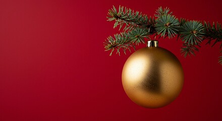 Christmas Ornament and Fir Branch