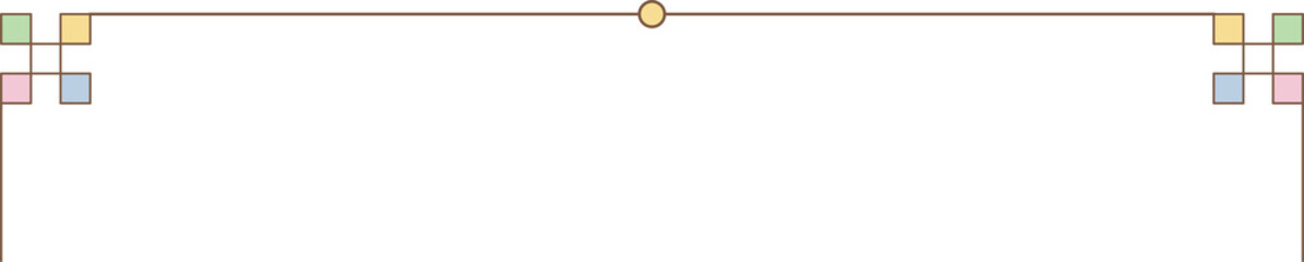 전통 명절 테두리