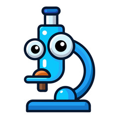 Cartoon Microscope Icon