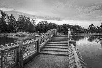 Obraz premium Chinese bridge @ Bangka Island, Indonesia