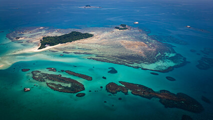 Drone shot @ Belitung Island, Indonesia © Travel Tips Stories